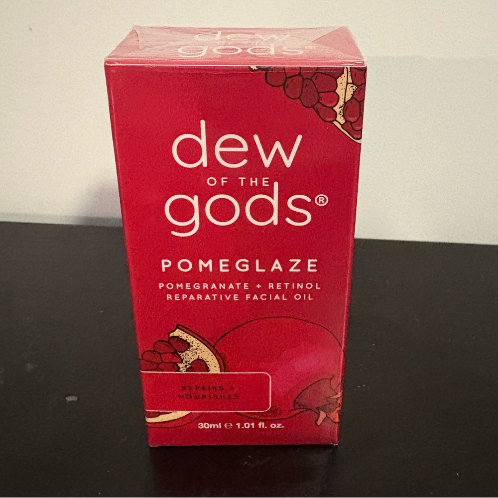 Brand New Dew of the Gods Pomeglaze Reparative Facial Oil 1.01 oz